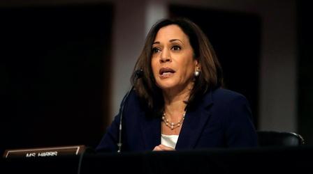 Video thumbnail: PBS NewsHour Kamala Harris' path to the Democratic presidential ticket