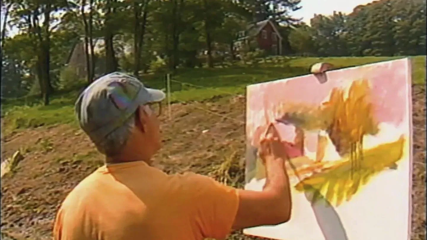 Wolf Kahn Landscape Painter, and Wolf Kahn at Niagara Falls