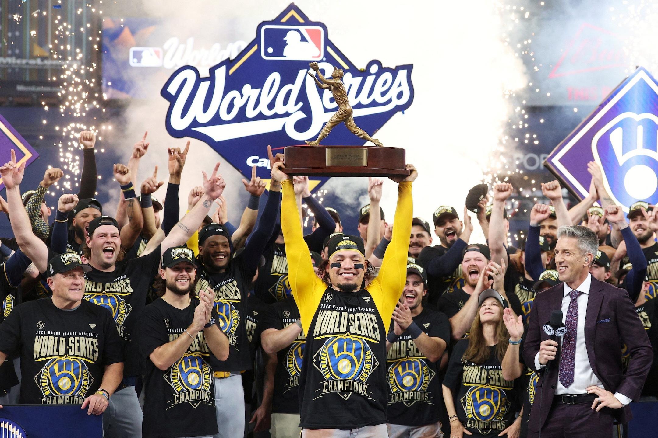 Brewers bring World Series title to MLB's smallest market