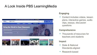 A Tour of PBS Learning Media Resources