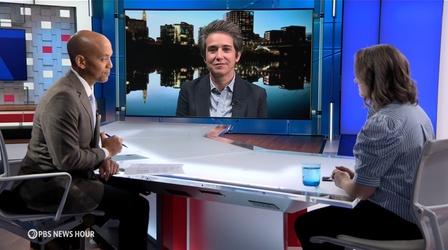 Video thumbnail: PBS News Hour Tamara Keith and Amy Walter on how Democrats are reacting