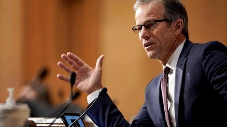 Video thumbnail: PBS NewsHour Sen. Thune: Mandates will discourage vaccines, cost jobs