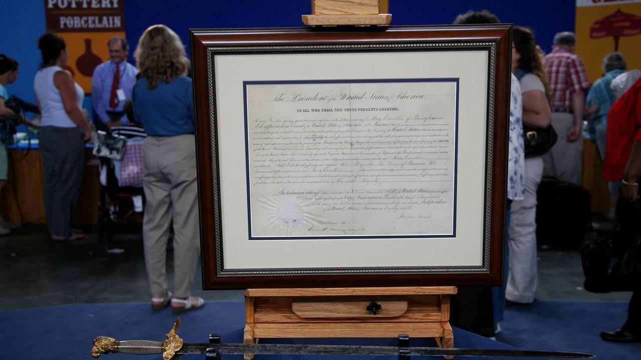 Antiques Roadshow | Appraisal: Presentation Sword & Lincoln-signed Appointment