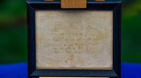 Video thumbnail: Antiques Roadshow Appraisal: 1864 Abraham Lincoln-signed Military Pass