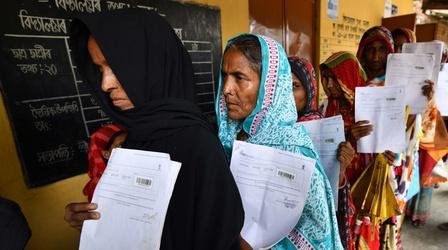 Video thumbnail: PBS NewsHour India's immigrant crackdown leaves nearly 2 million in limbo