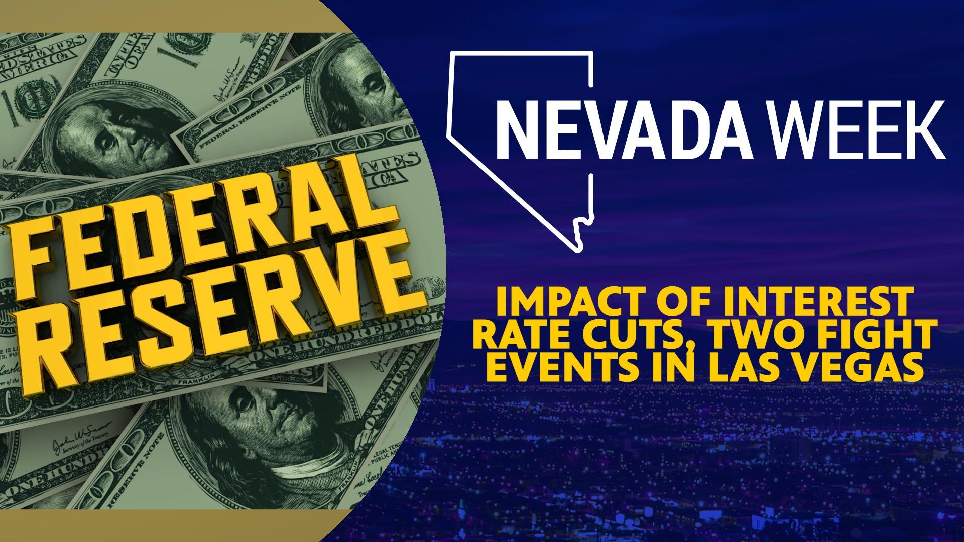 Impact of interest rate cuts, two fight events in Las Vegas