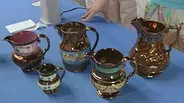 Appraisal: Copper Lusterware Collection, ca. 1840