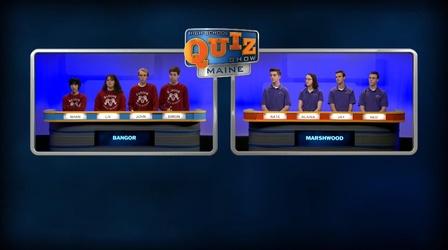 Video thumbnail: High School Quiz Show: Maine Bangor vs. Marshwood - Semifinal