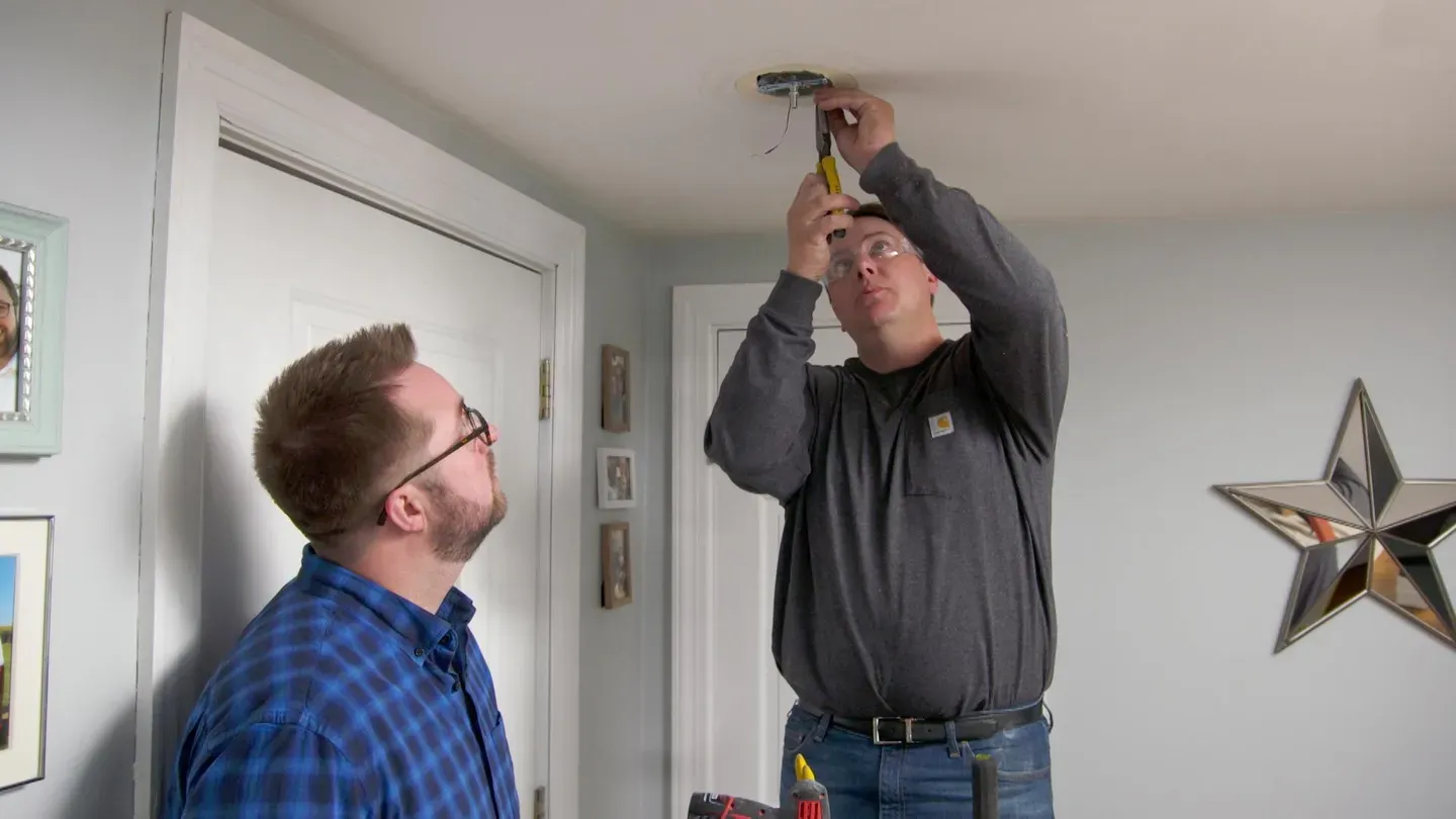 Ceiling Light, Tool Storage | Ask TOH