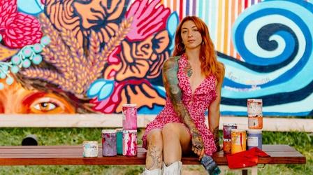 Video thumbnail: arts IN focus Courtney Hahn, Illustrator & America Carrillo, Muralist