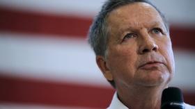 Video thumbnail: PBS NewsHour Kasich: Trump's 'wrecking ball diplomacy' causing resentment