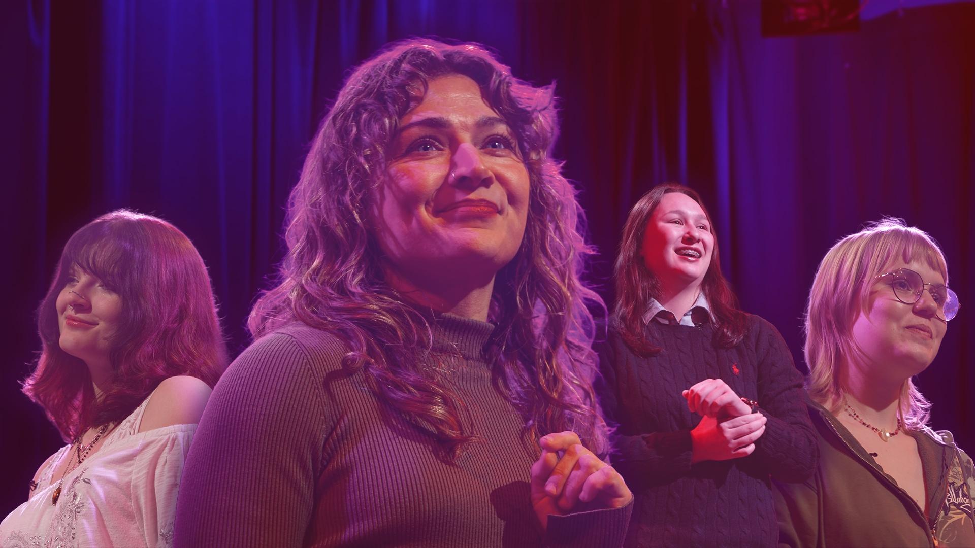 Spokane Poet Laureate Mery Noel leads youth poets in a powerful Inland Sessions performance.