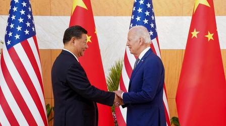 Video thumbnail: PBS NewsHour Biden meets with Chinese president amid heightened tensions