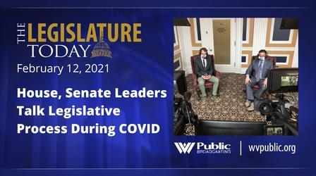 Video thumbnail: The Legislature Today February 12, 2021 - Minority Leaders React to Gov's Speech