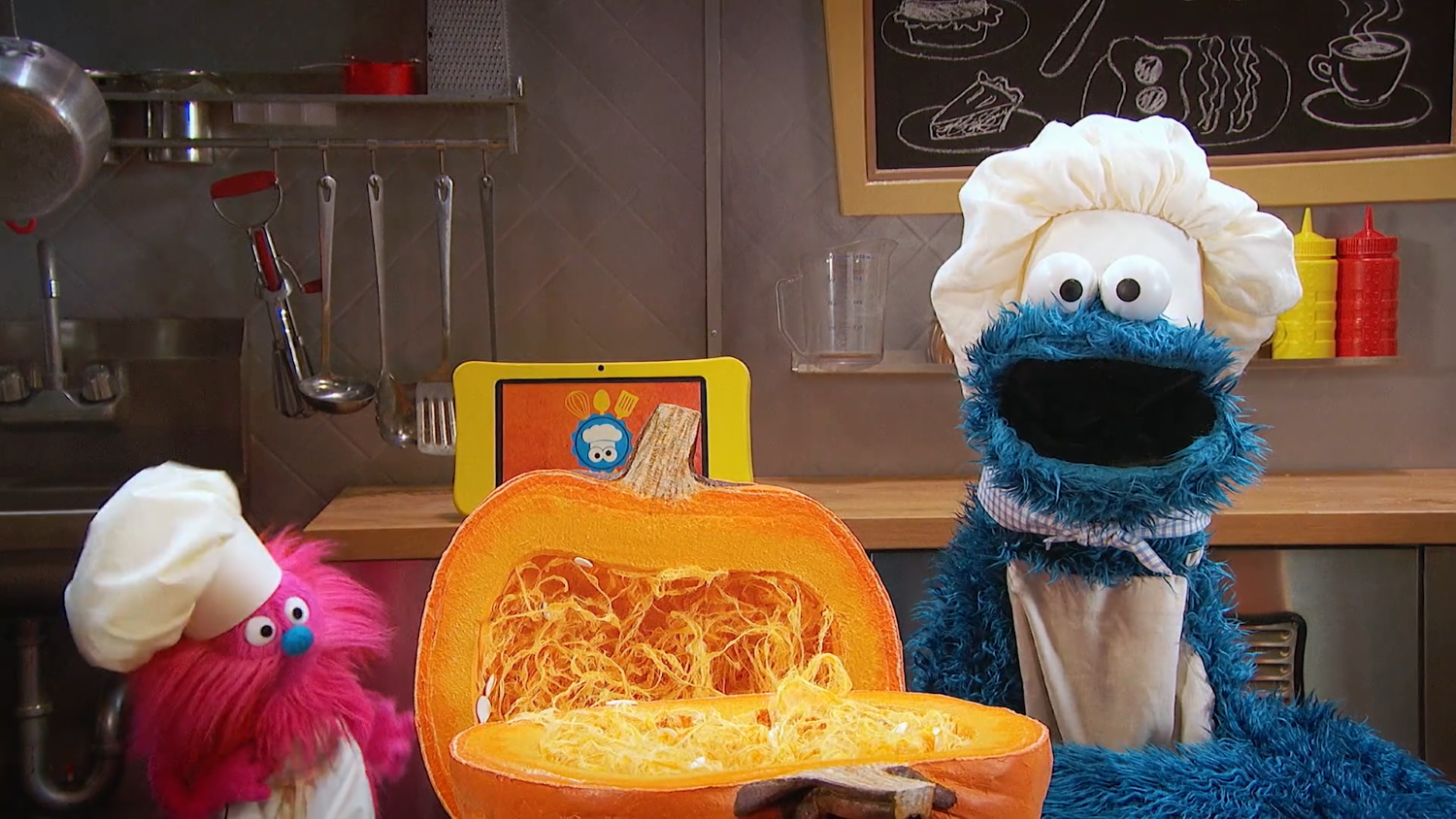 Cookie Monster Foodie Truck: Pumpkin Soup