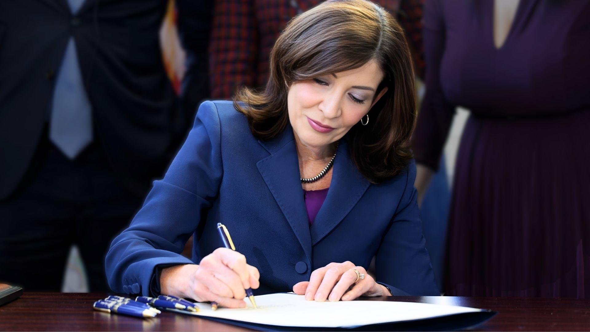 Governor Hochul’s 2025 agenda sparks debates on affordability, climate, and state policies.