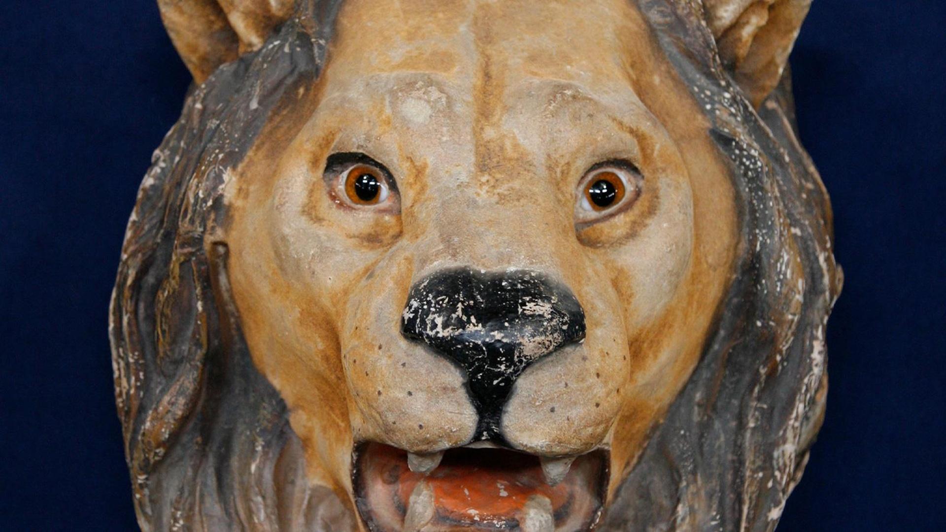 Appraisal Early 20th C. Circus Lion's Head Antiques Roadshow ALL ARTS