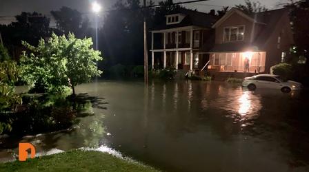 Video thumbnail: One Detroit Weathering the floods: Jefferson Chalmers neighborhood