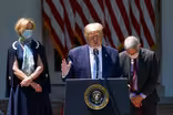 Trump vows return to business, 'vaccine or no vaccine'