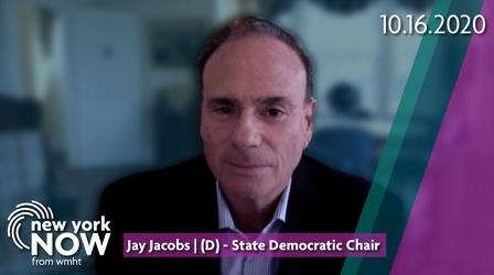 Video thumbnail: New York NOW State Democratic Chair Jay Jacobs on Reaching Voters