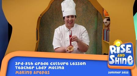 Video thumbnail: Rise and Shine Lady Molina - Making Arepas