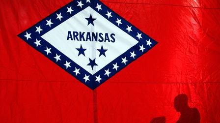 Video thumbnail: PBS NewsHour Arkansas law to ban abortions if Roe v. Wade is overturned