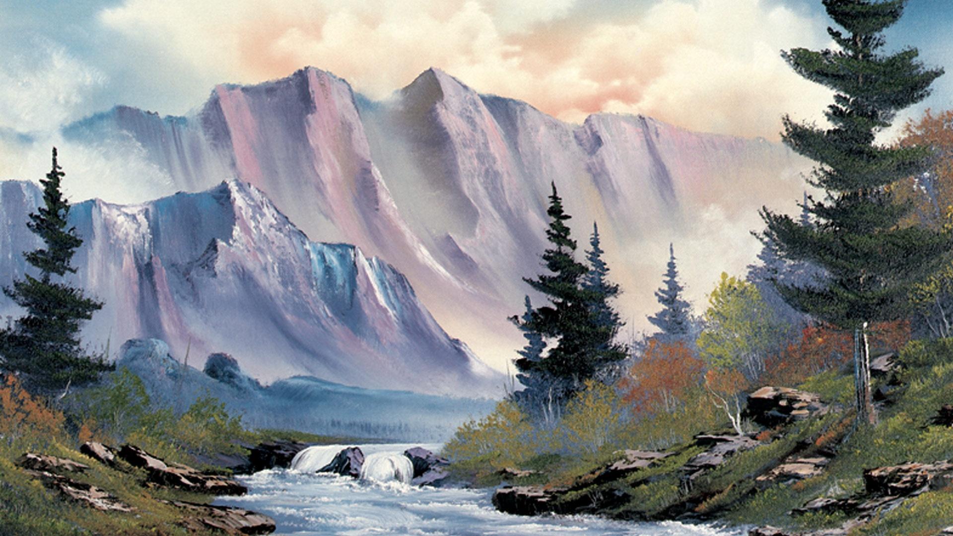 Misty Mountain Morning - Best of the Joy of Painting