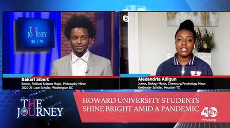 Video thumbnail: THE JOURNEY WITH DR. WAYNE FREDERICK Howard University Students Shine Bright Amid A Pandemic
