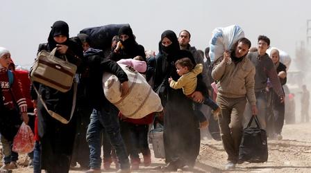 Video thumbnail: PBS NewsHour Thousands still trapped amid fighting in Eastern Ghouta