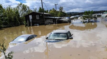 Video thumbnail: PBS News Hour N.C. communities face crisis in aftermath of flooding