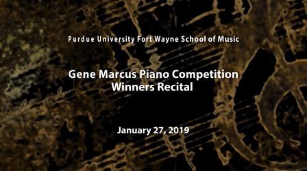 Video thumbnail: PBS Fort Wayne Specials 2019 Gene Marcus Piano Competition