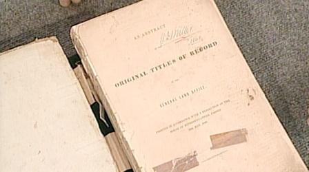 Video thumbnail: Antiques Roadshow Appraisal: 1838 Texas Land Office Book