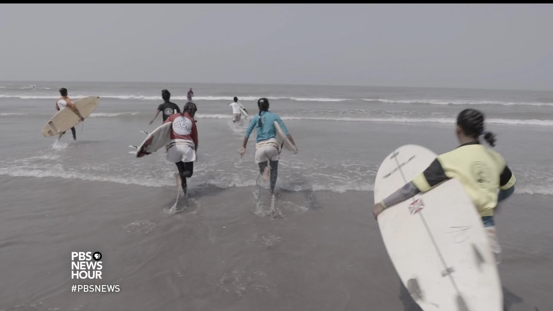 Bangladesh's surfer girls make waves