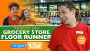 The Work of a Grocery Store Floor Runner