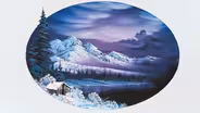 Hidden Winter Moon Oval