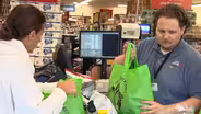 Food banks ask people to donate reusable shopping bags