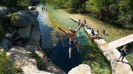 Video thumbnail: The Daytripper Texas Swimming Hole Road Trip