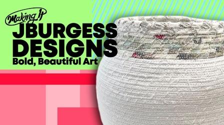 Video thumbnail: Making It Handmade Home Furnishings from Akron's JBurgess Designs