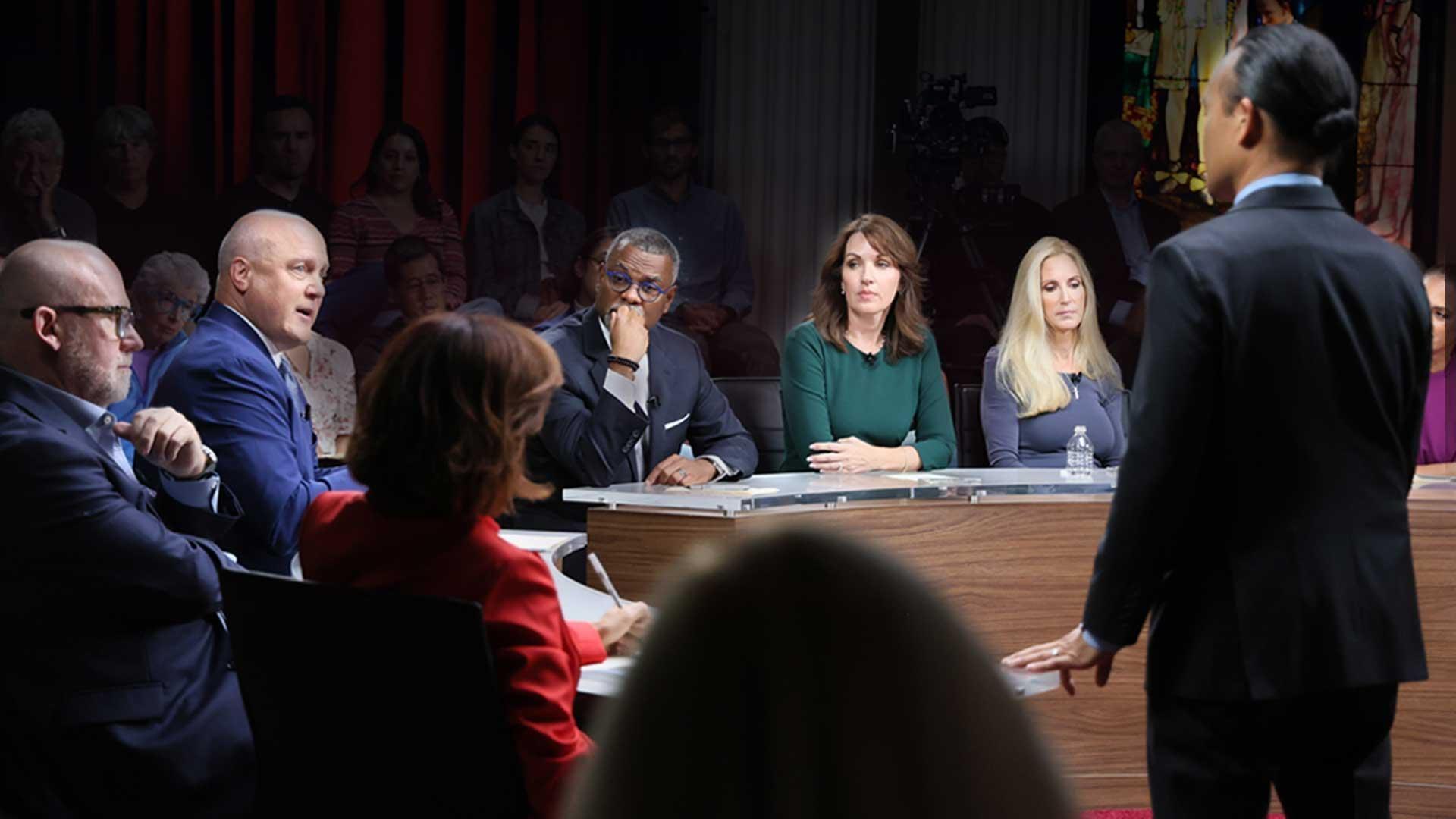 Facing a gripping hypothetical dilemma, a panel of experts reckons with social media and truth.