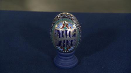 Video thumbnail: Antiques Roadshow Appraisal: Khlebnikov Russian Champleve Enamel Egg, ca. 1870