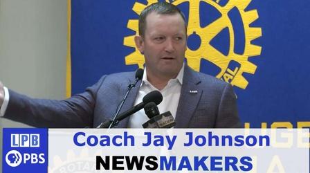 Video thumbnail: Newsmakers Coach Jay Johnson | LSU Baseball | 02/01/2023