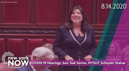 Video thumbnail: New York NOW COVID-19 Hearings, Sen. Sue Serino, NYSUT, Schuyler Statue