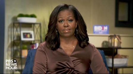 Video thumbnail: PBS NewsHour Michelle Obama's full speech | 2020 DNC Night 1