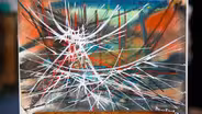 Appraisal:  1959 Jimmy Ernst Watercolor & Gouache Painting