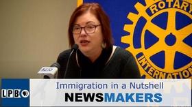 Video thumbnail: Newsmakers Immigration in a Nutshell | Anne Hackett | 12/11/19