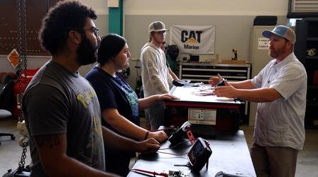 Video thumbnail: ncIMPACT Students Train for the Future Offshore Wind Industry