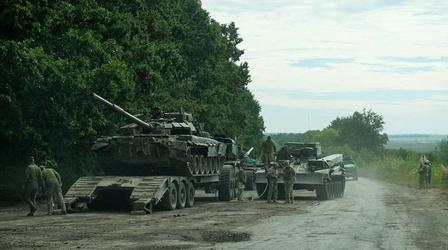 Video thumbnail: PBS NewsHour Battle lines redrawn in Ukraine after 200 days of war