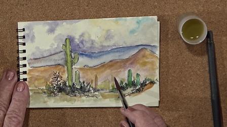 Video thumbnail: Pocket Sketching Really ‘Wet’ Watercolor on a Small Scale