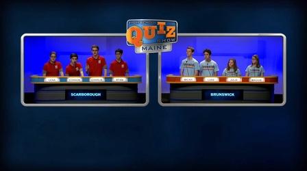 Video thumbnail: High School Quiz Show: Maine Scarborough vs. Brunswick - Prelim