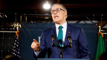 Video thumbnail: PBS NewsHour Gov. Jay Inslee on clean energy, tax policy and reparations